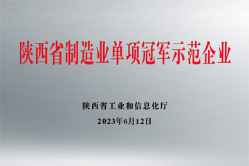 省制造業單項冠軍 省制造業單項冠軍